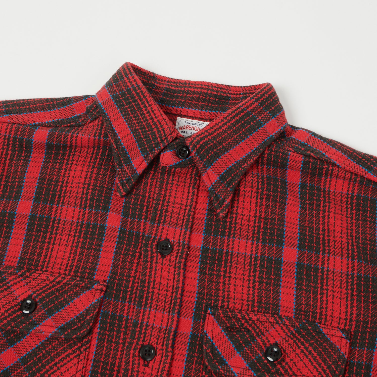 Warehouse & Co 3104 Plaid Flannel Shirt - Red
