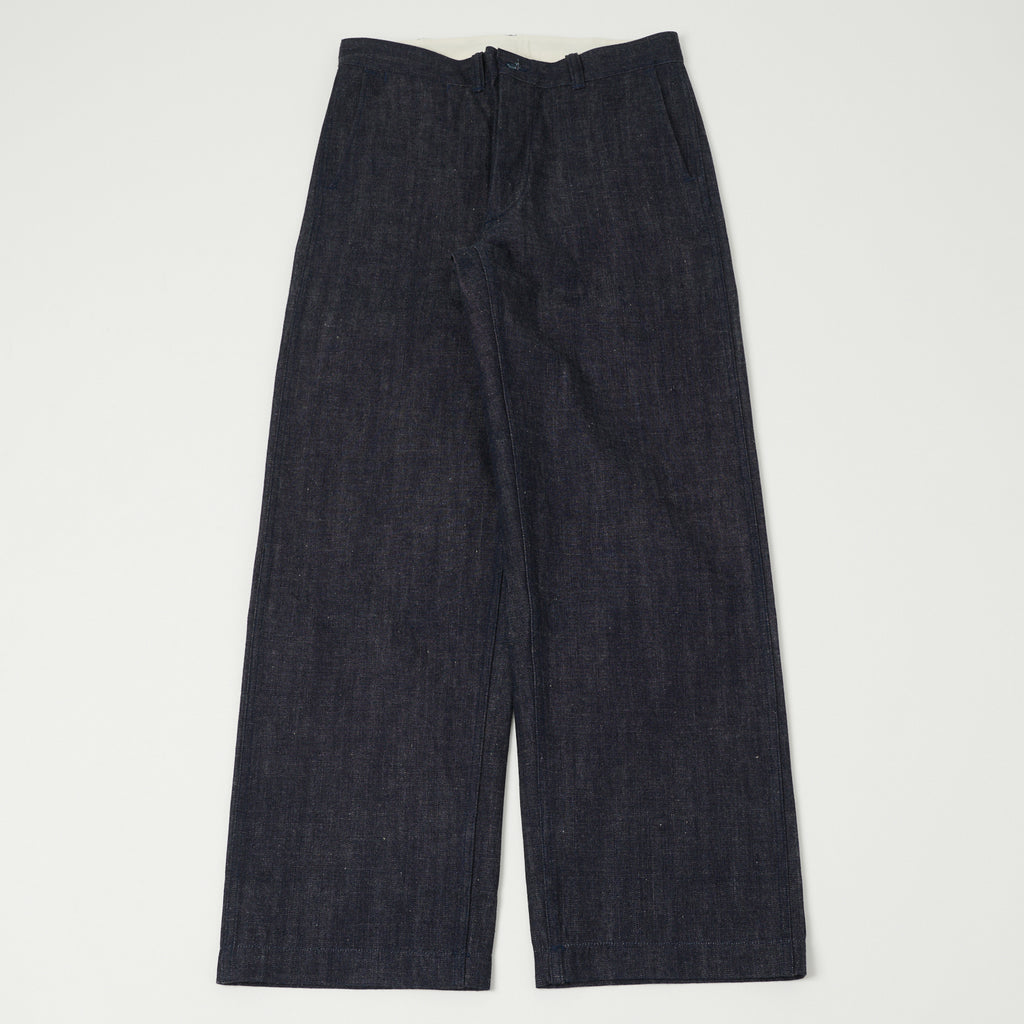 Warehouse Wide Easy Denim Trouser - Raw | SON OF A STAG