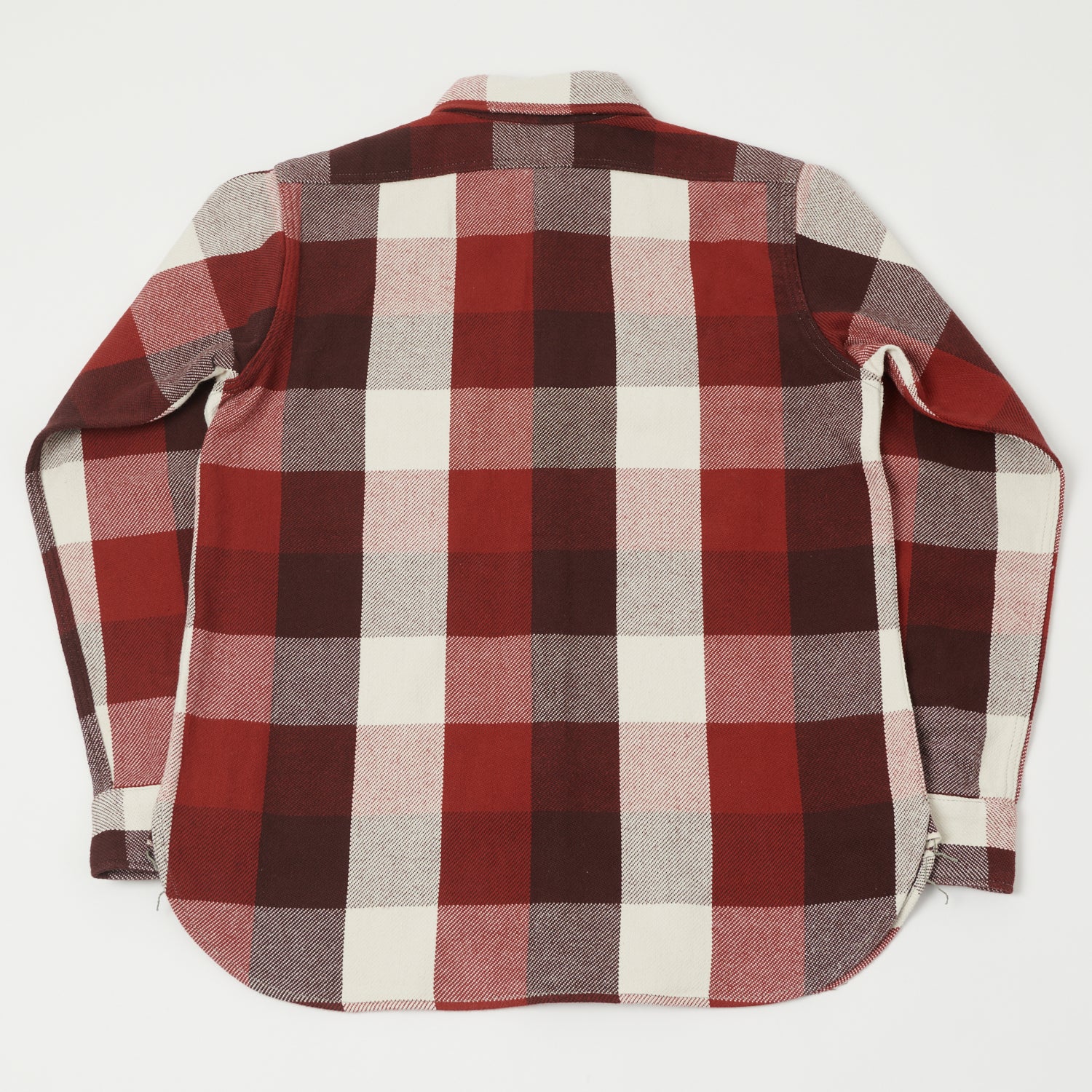 Warehouse & Co 3104 Buffalo Check Flannel Shirt - Dark Red