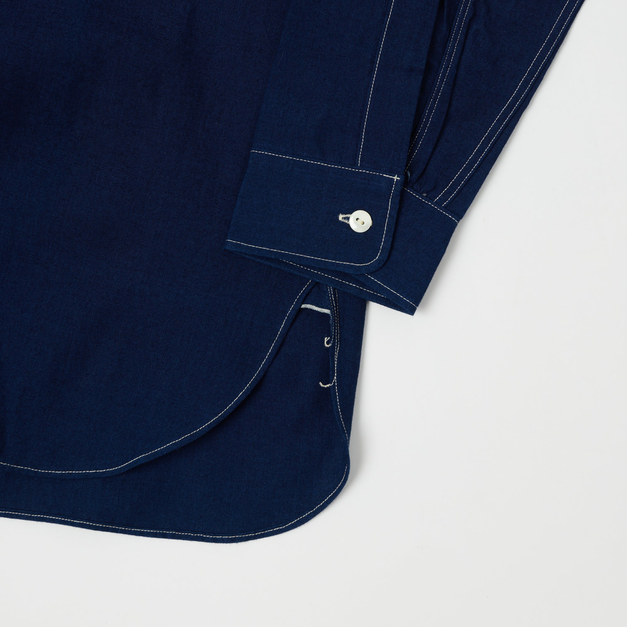 Warehouse & Co 3017 Duck Digger Engineer Chambray Shirt - Indigo