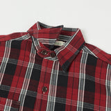 Warehouse 3022 'G Pattern' Check Flannel Shirt - Red