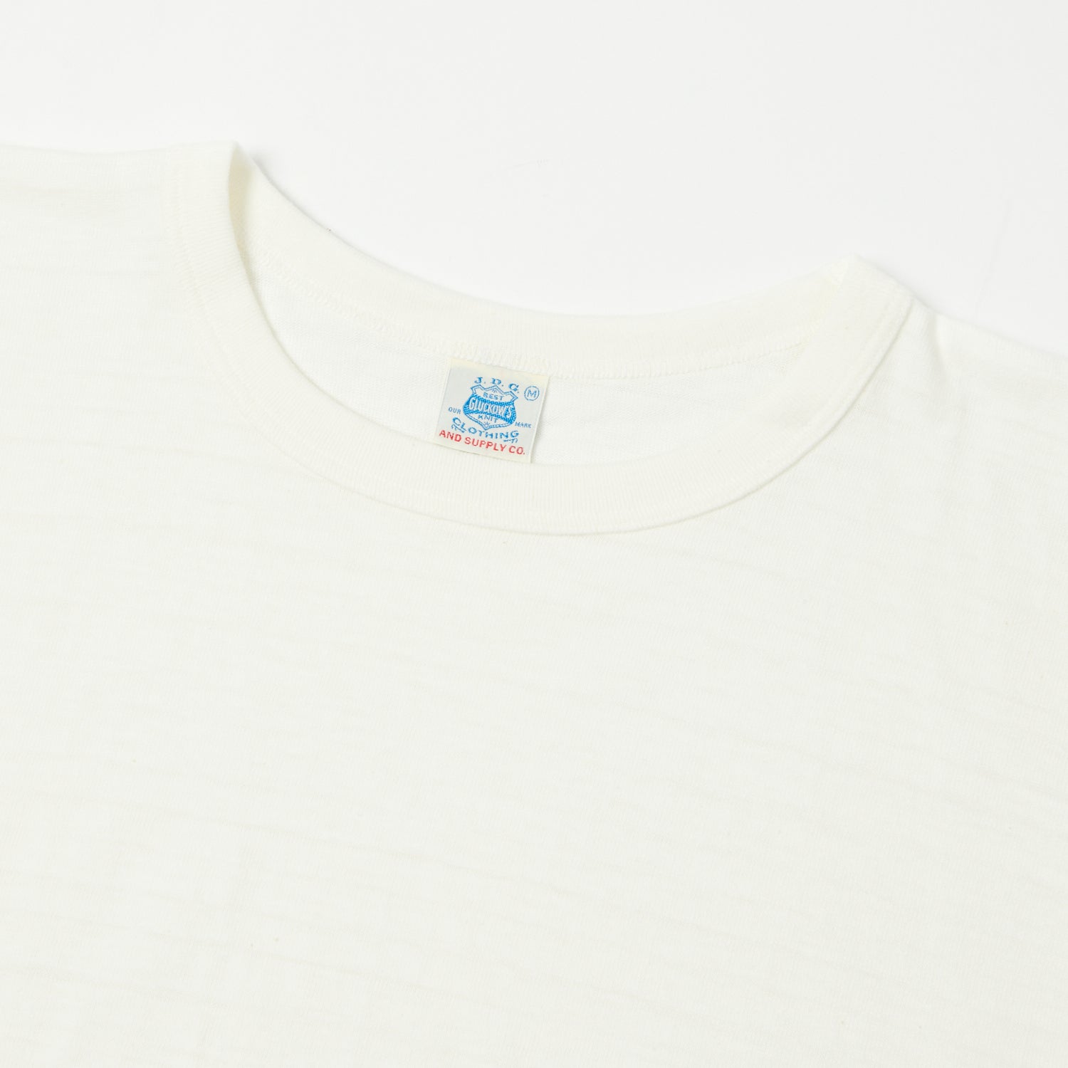 John Gluckow Lot. JG-CS06 Plain T-Shirt - Off White