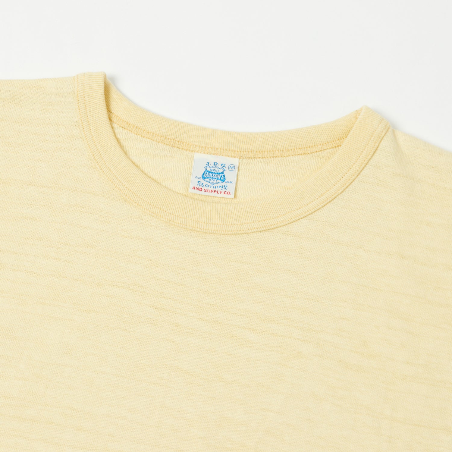 John Gluckow Lot. JG-CS06 Plain Tee - Yellow