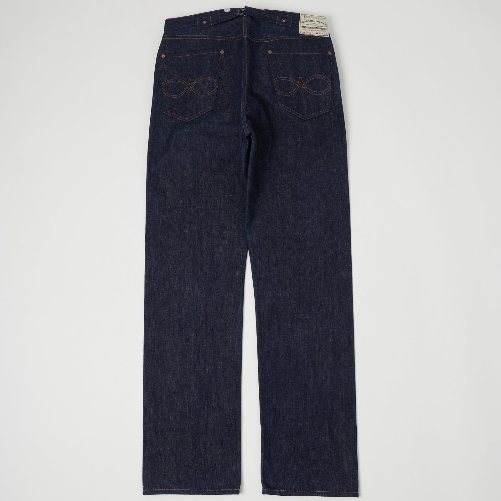 Warehouse 1001 (1901 No.2 Model) 13.7oz Loose Straight Jean - Raw | SON OF  A STAG