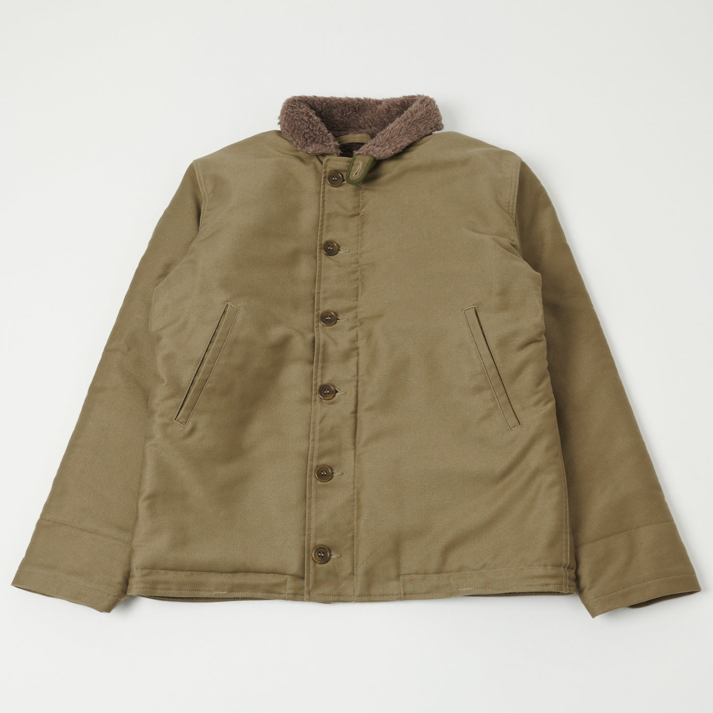Warehouse & Co 2181 N-1 U.S. Navy Deck Jacket - Khaki