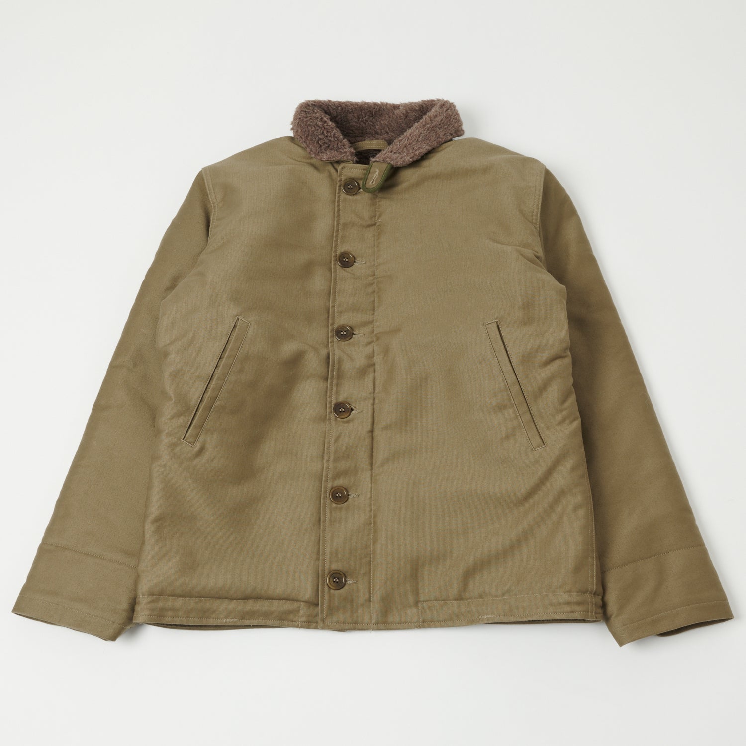 Warehouse & Co 2181 N-1 U.S. Navy Deck Jacket - Khaki