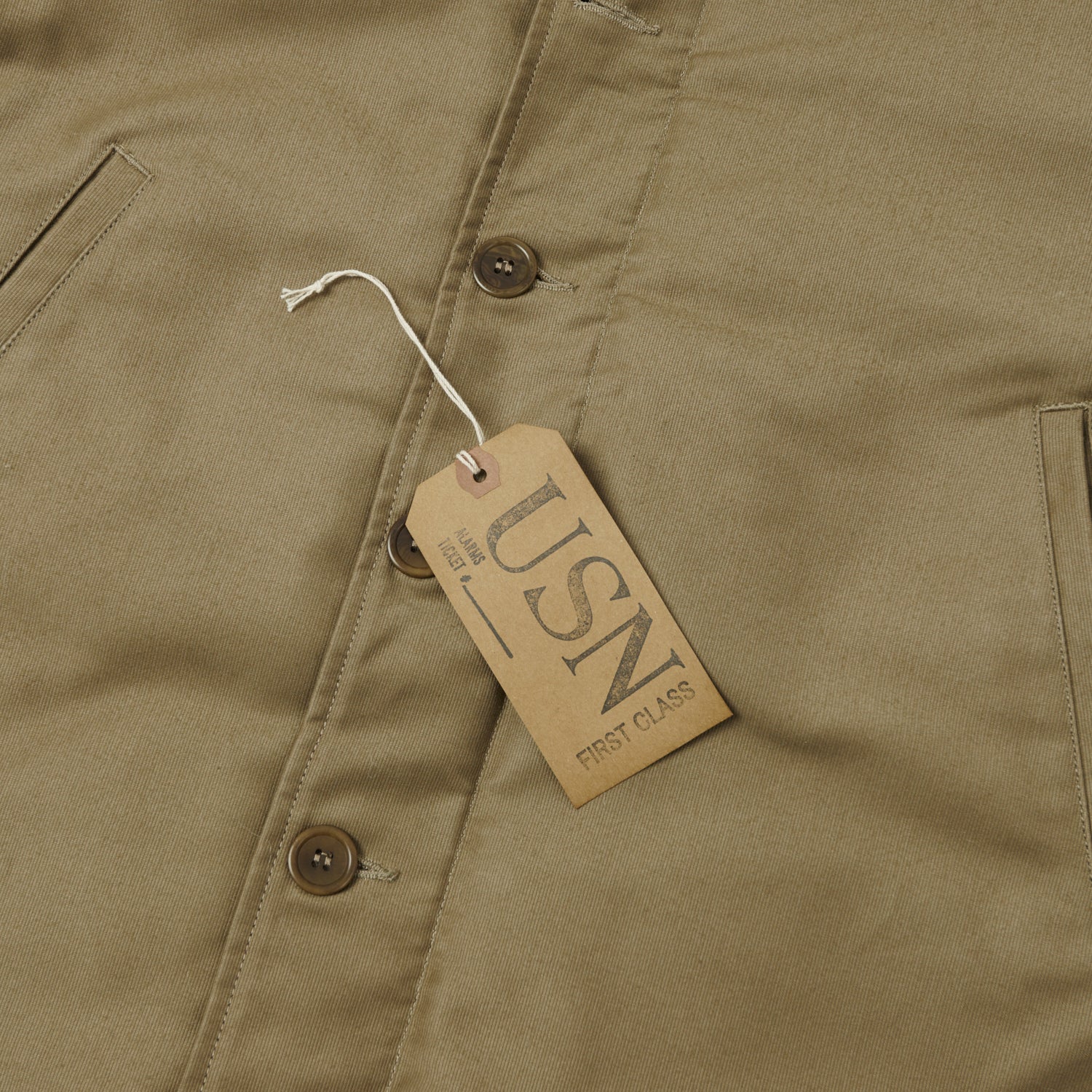 Warehouse & Co 2181 N-1 U.S. Navy Deck Jacket - Khaki – SON OF A STAG