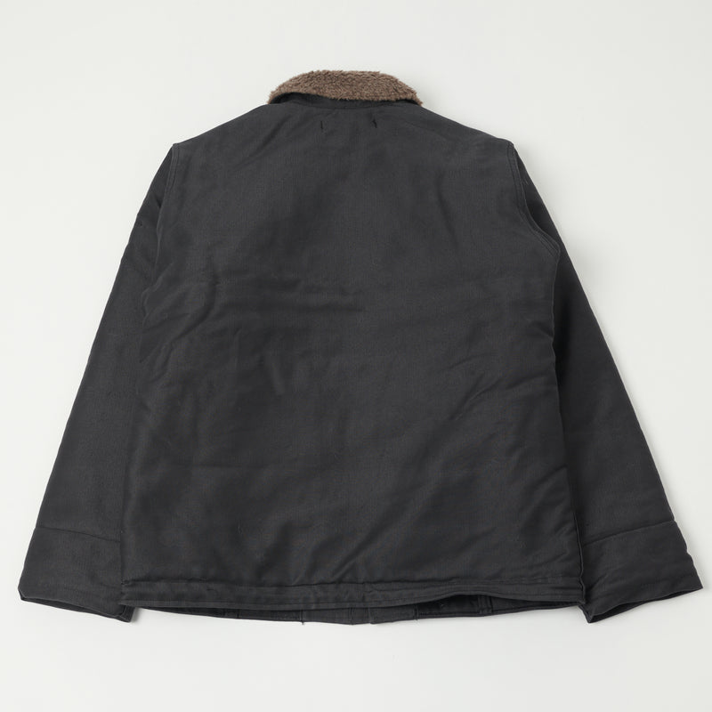 Warehouse 2181 N-1 Winter Deck Jacket - Blue Jungle Cloth