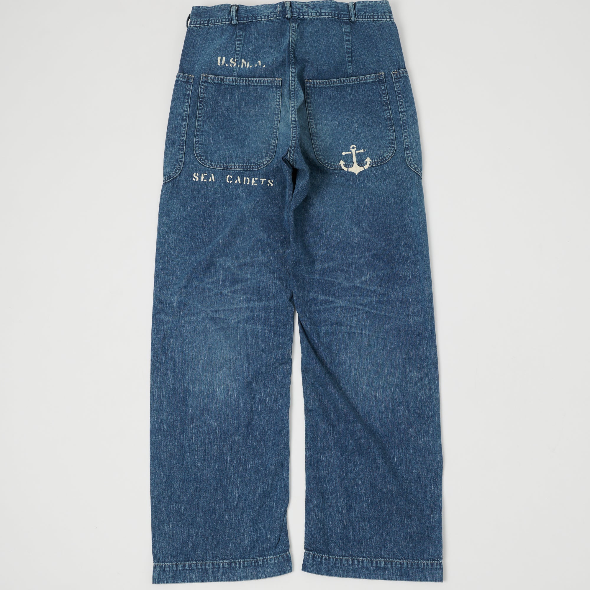 Warehouse & Co U.S. Navy Denim Seaman's Pant - Heavy Wash