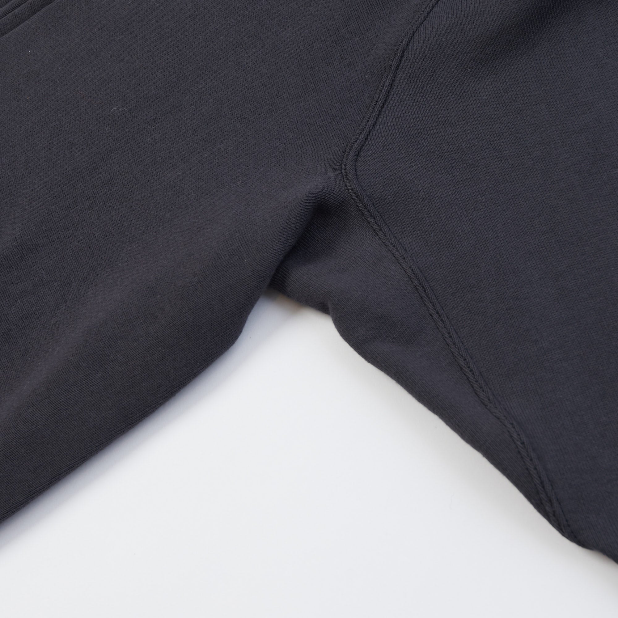 Warehouse & Co 451 Raglan Sleeve Full Zip Hoodie - Black