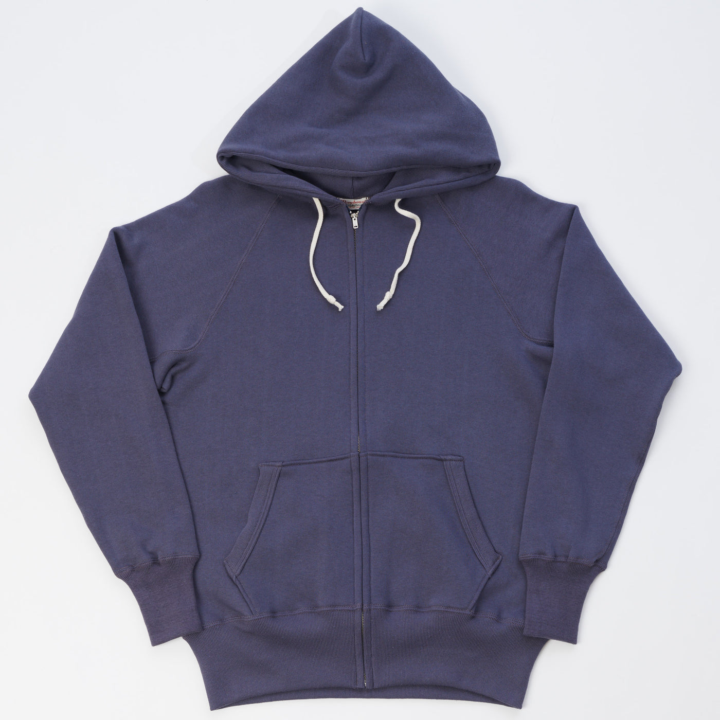 Warehouse & Co 451 Raglan Sleeve Full Zip Hoodie - Eggplant