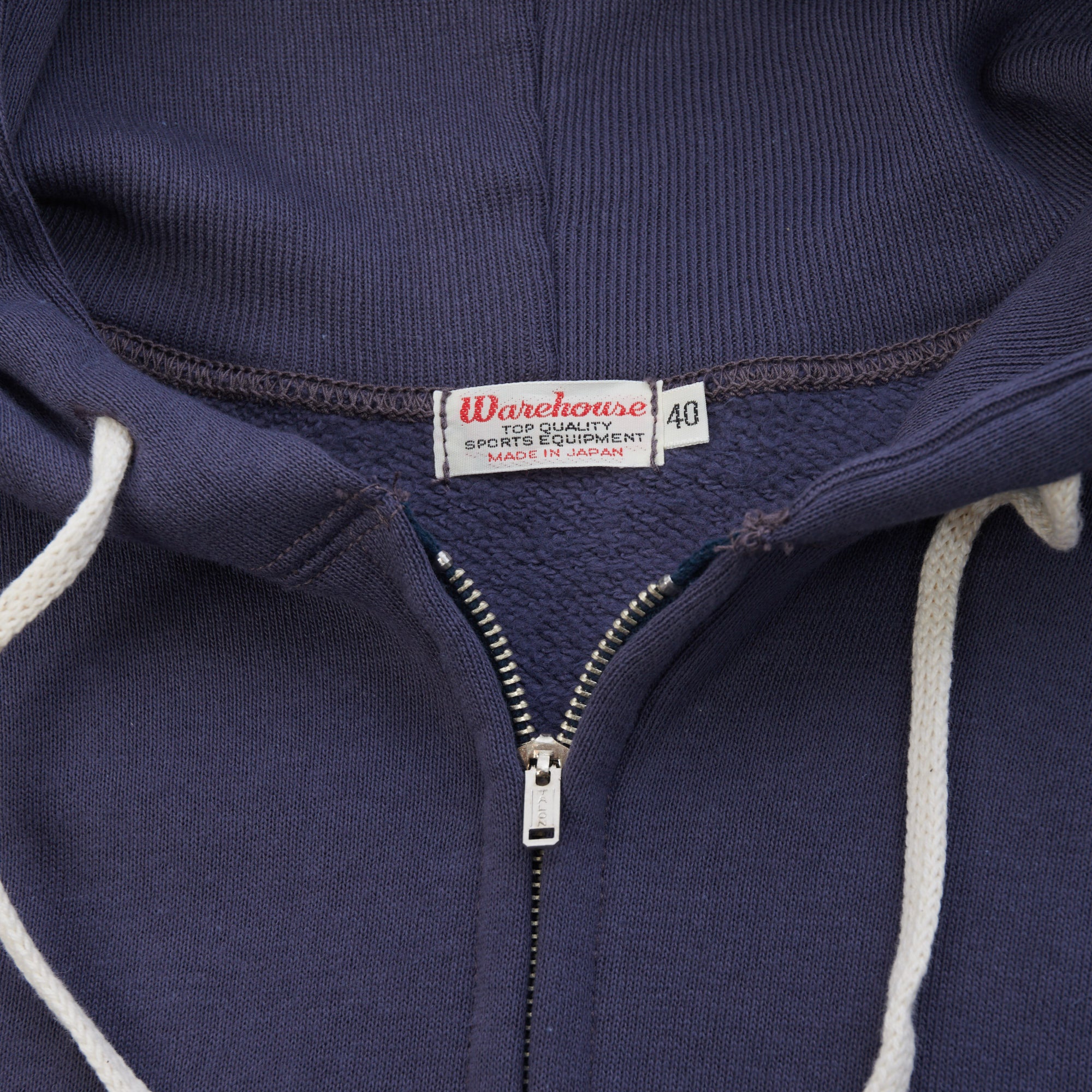 Warehouse & Co 451 Raglan Sleeve Full Zip Hoodie - Eggplant