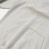 Warehouse 462 Plain Hooded Sweatshirt - Heather Grey