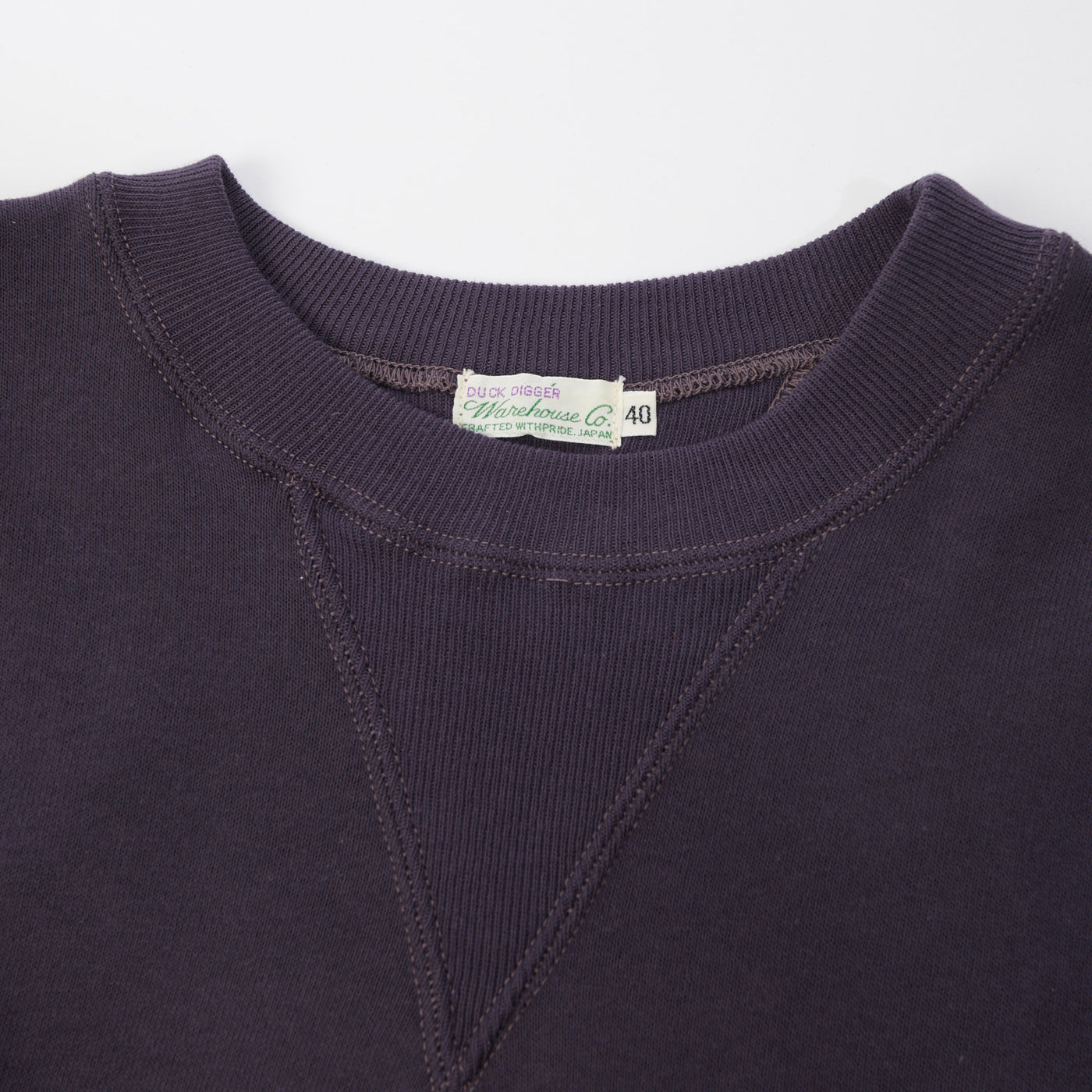 Warehouse & Co 467 Duck Digger Two Needle Sweatshirt - Dark Navy