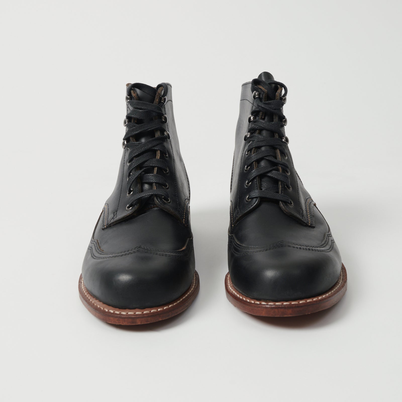 Wolverine 1000 Mile Addison Boots Black SON OF A STAG