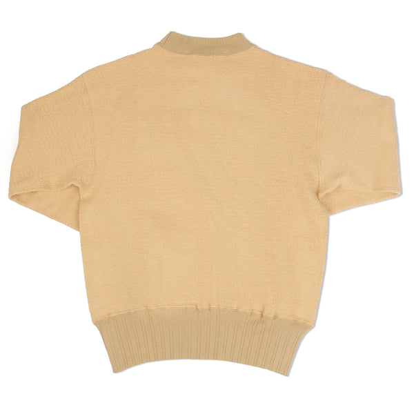 Warehouse & Co 479 Two Pocket Pile Sweatshirt - Beige