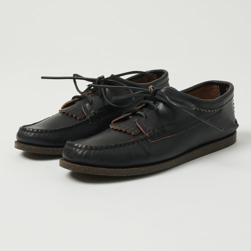 Yuketen Blucher w/ Kiltie Camp Sole Shoe - G Black