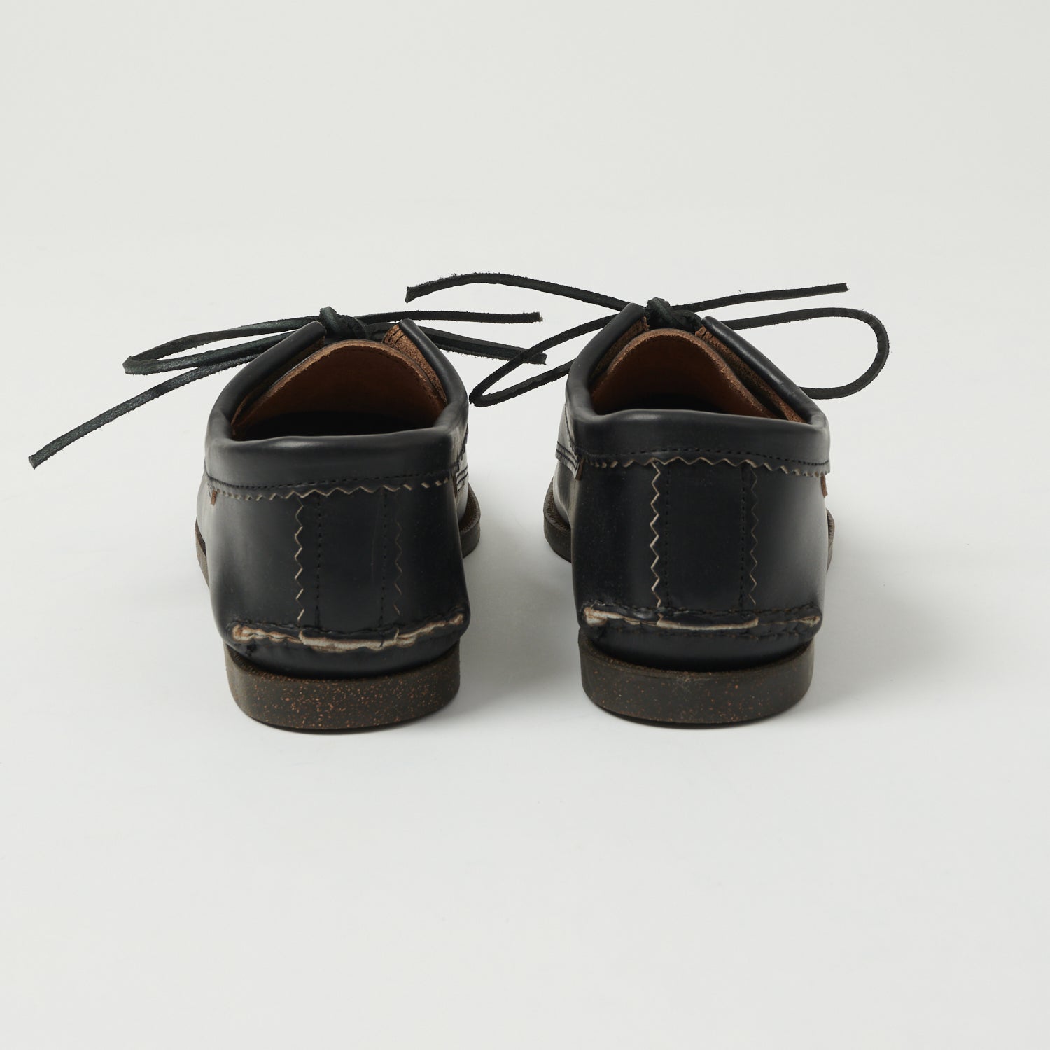 Yuketen Blucher w/ Kiltie Camp Sole Shoe - G Black
