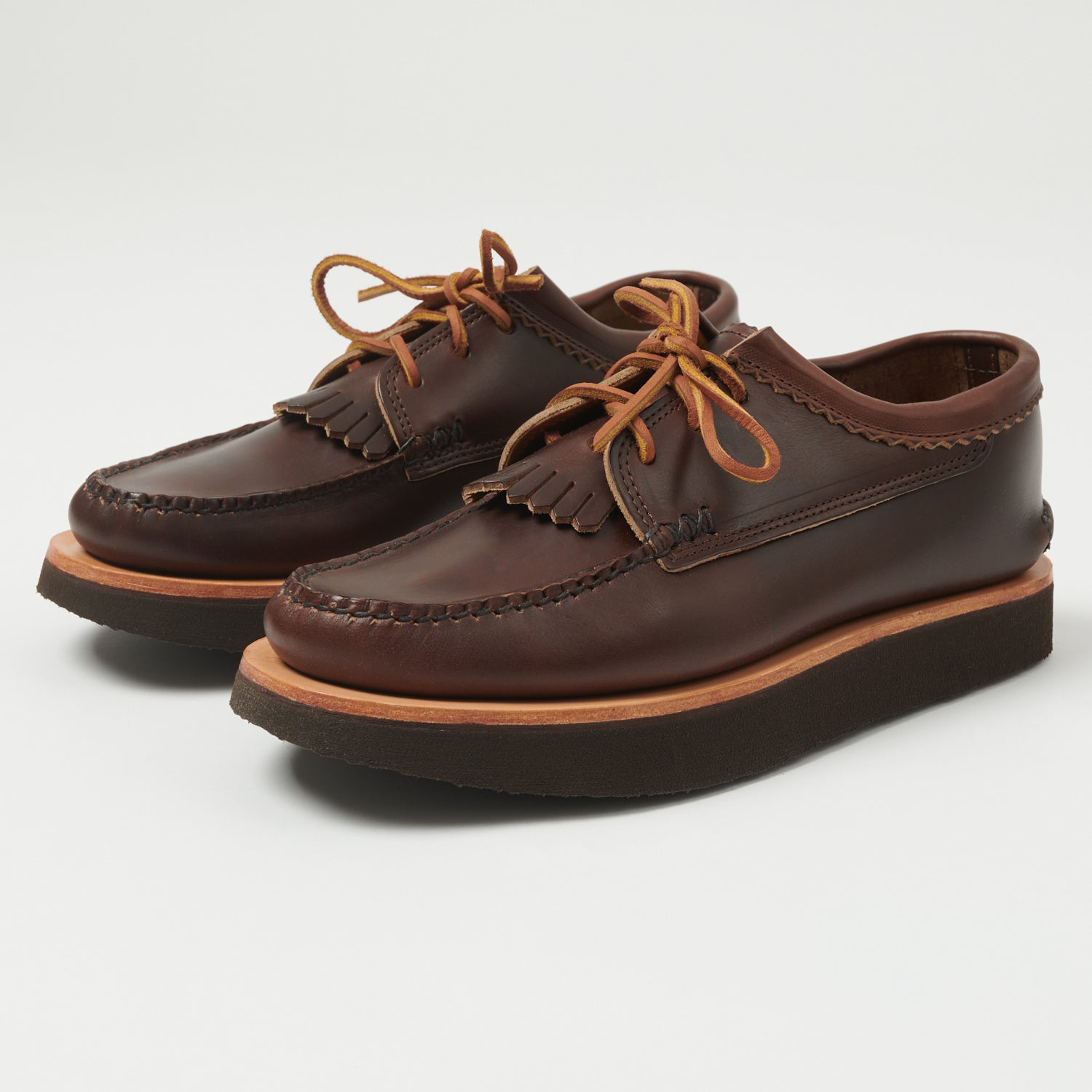 Yuketen Blucher Rocker w/ Kiltie Shoe - G Brown