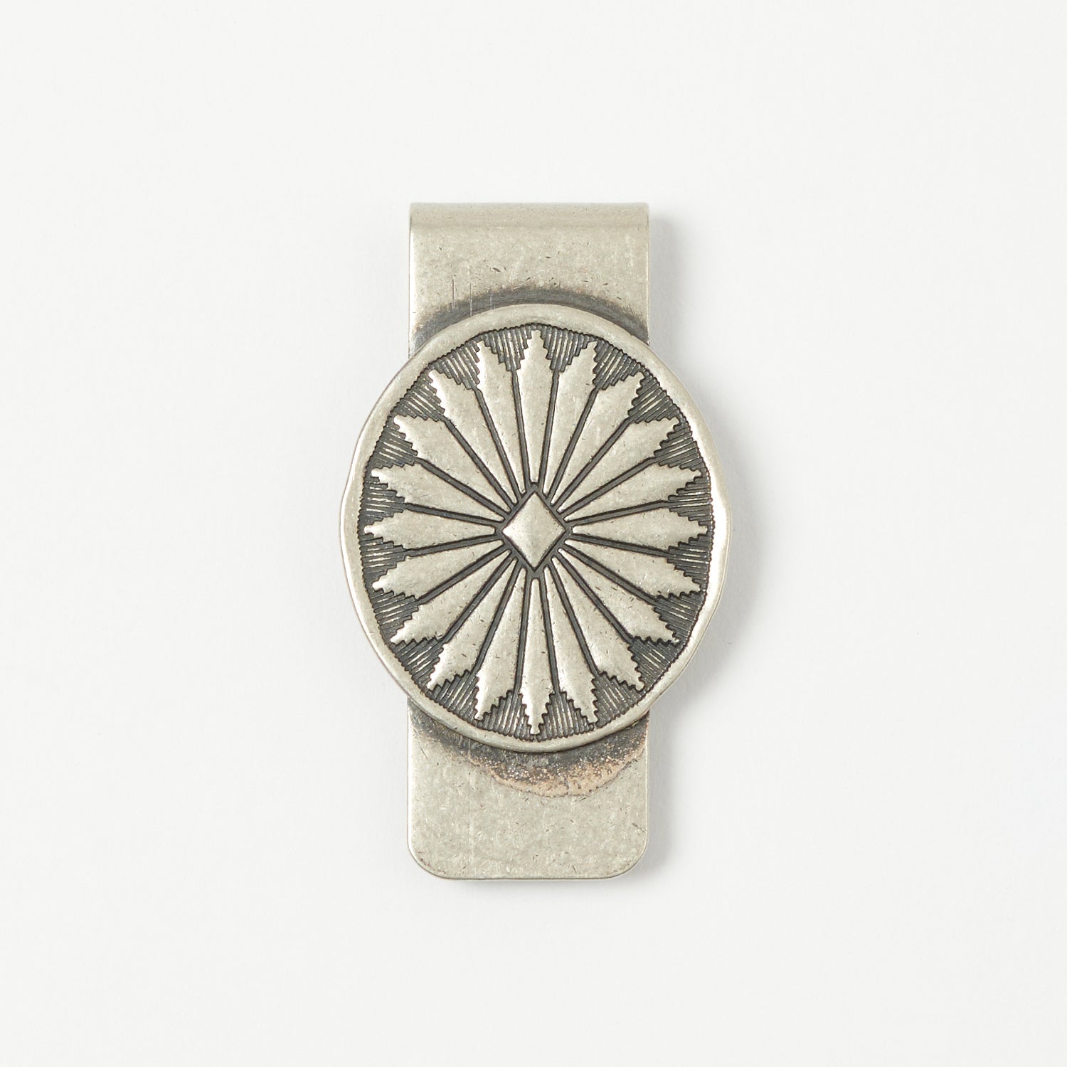 Yuketen Concho Money Clip A - Nickel Silver