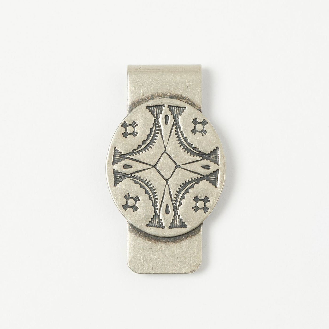 Yuketen Concho Money Clip B - Nickel Silver