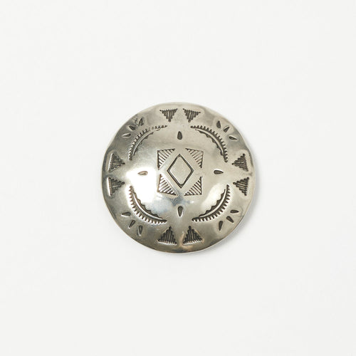 Yuketen 1 1/2" Concho Pin A - Nickel Silver