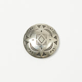 Yuketen 1 1/2" Concho Pin A - Nickel Silver