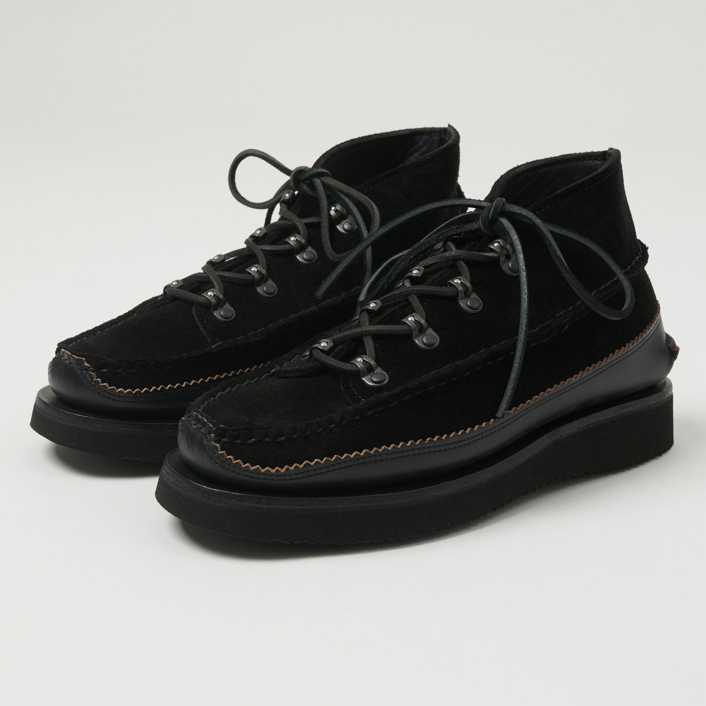 Yuketen Handsewn Tokyo DB Chukka w/21 Boot - FO Nero x G Black | SON OF A  STAG