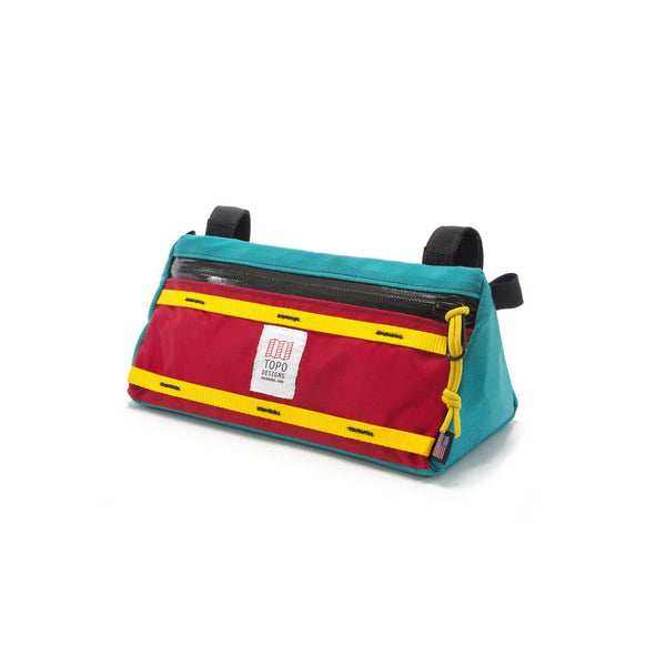 Topo Designs Bike Bag - Turquoise/Red