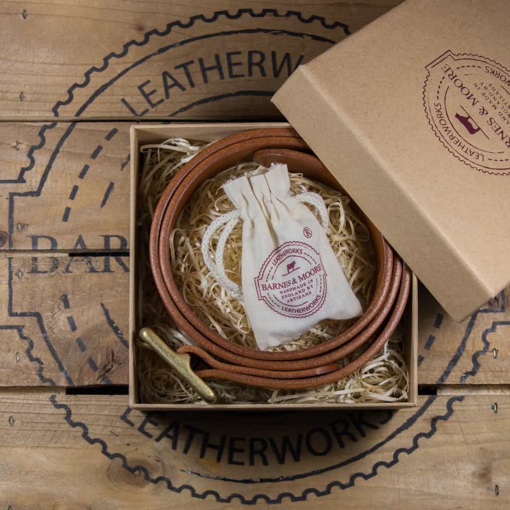 Barnes & Moore Bosun Belt - Harness Tan/Brass