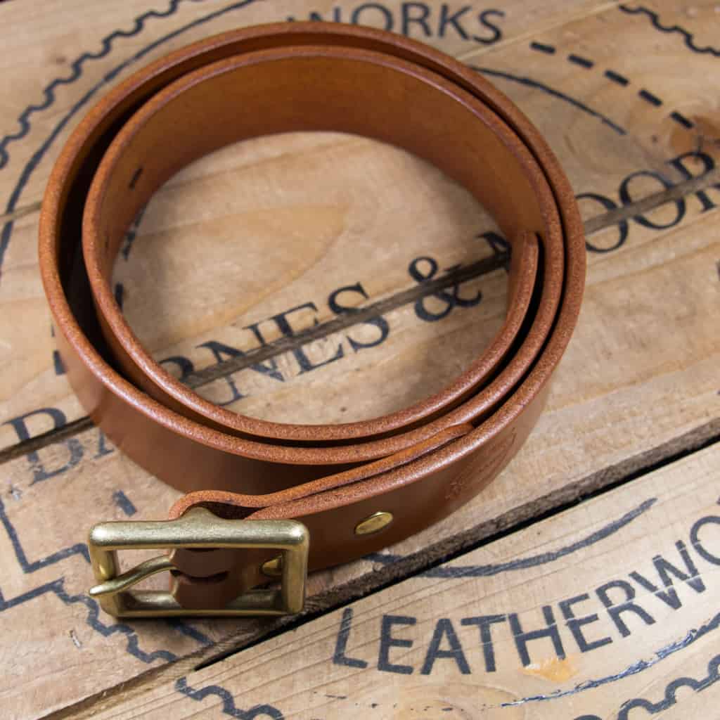 Barnes & Moore Bosun Belt - Harness Tan/Brass