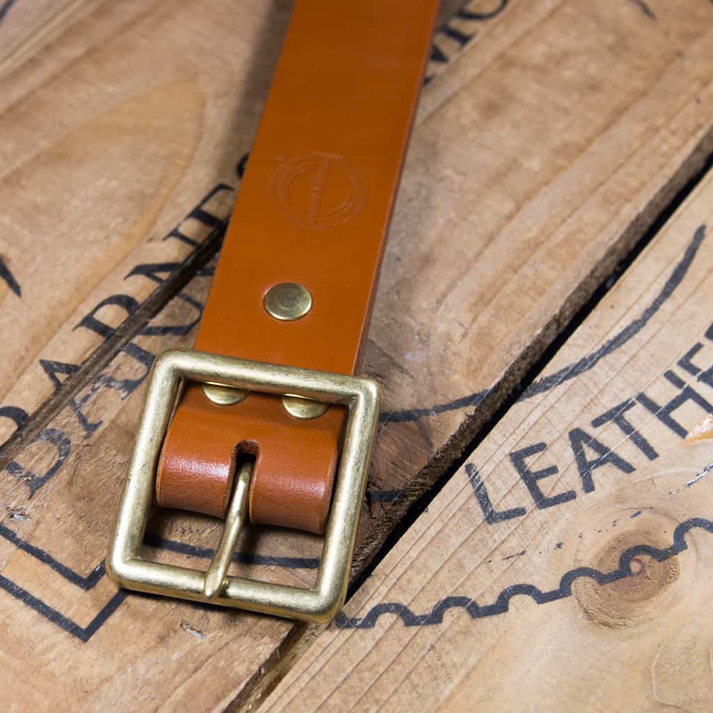 Barnes & Moore Bosun Belt - Harness Tan/Brass