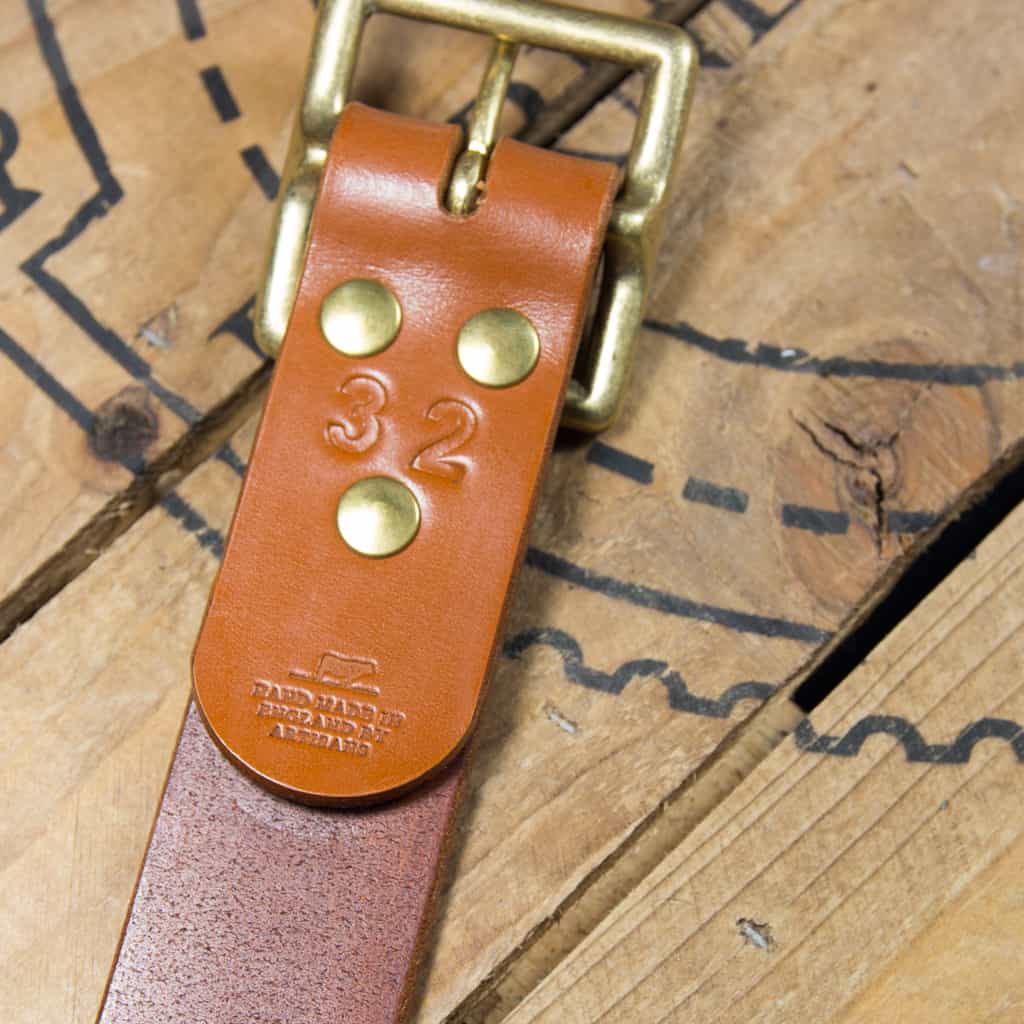 Barnes & Moore Bosun Belt - Harness Tan/Brass