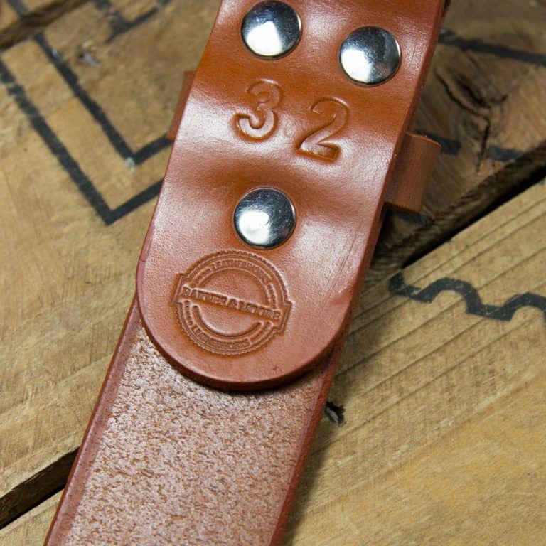 Barnes & Moore Roller Belt - Harness Tan/Nickel