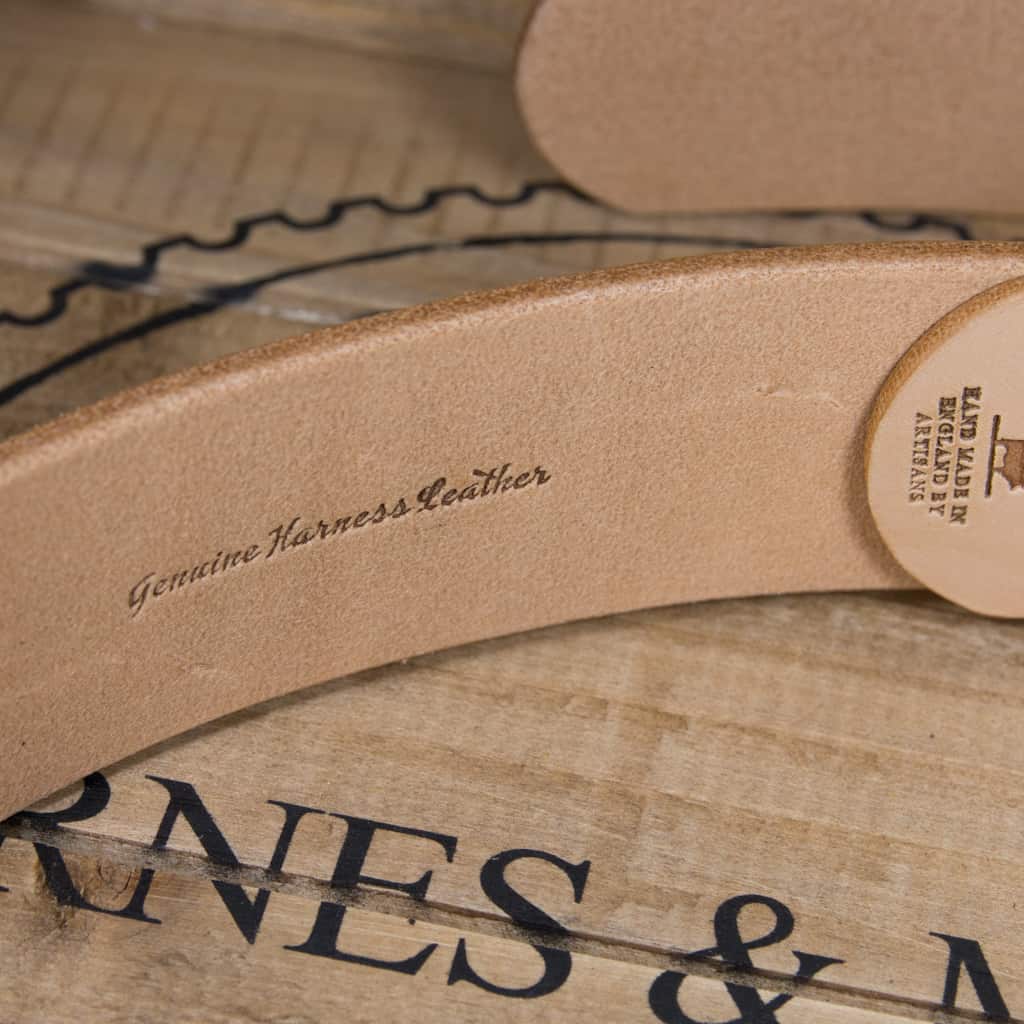 Barnes & Moore Heavyweight Belt - Natural Harness/Nickel