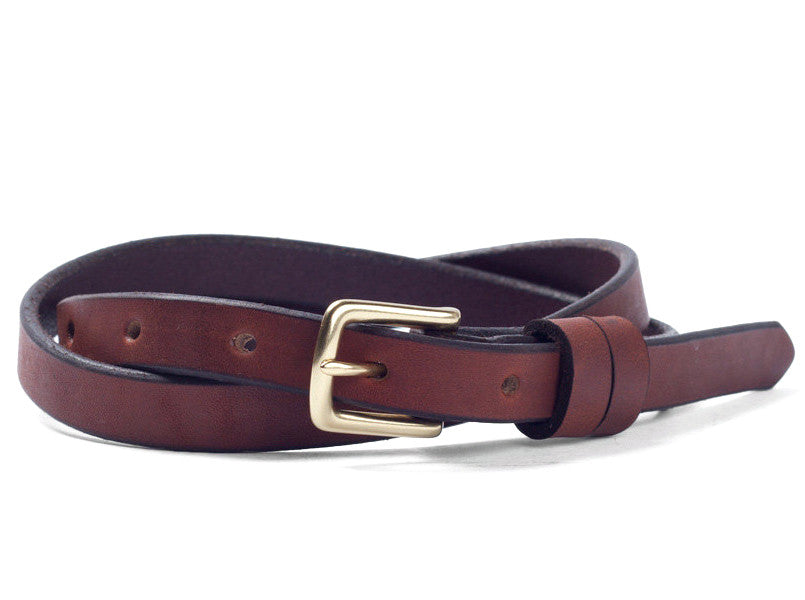 Tanner Goods Narrow Belt Chicago Tan | SON OF A STAG
