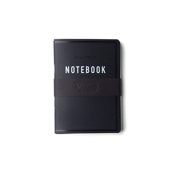 Tanner Goods Small Format Notebook Black