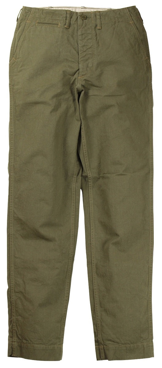 Freewheelers 2022010 Army Officer Trouser - Light Olive