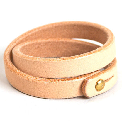 Tanner Goods Double Wristband Natural