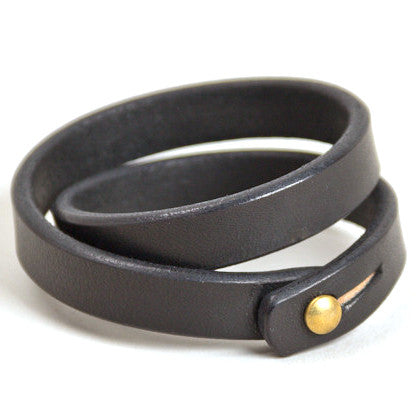 Tanner Goods Double Wristband Black
