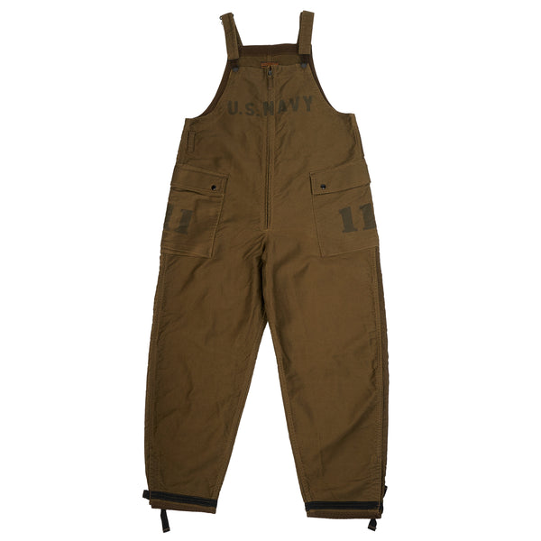 Freewheelers 2022012 Deck Bib Overall - Olive Drab UDT Crew