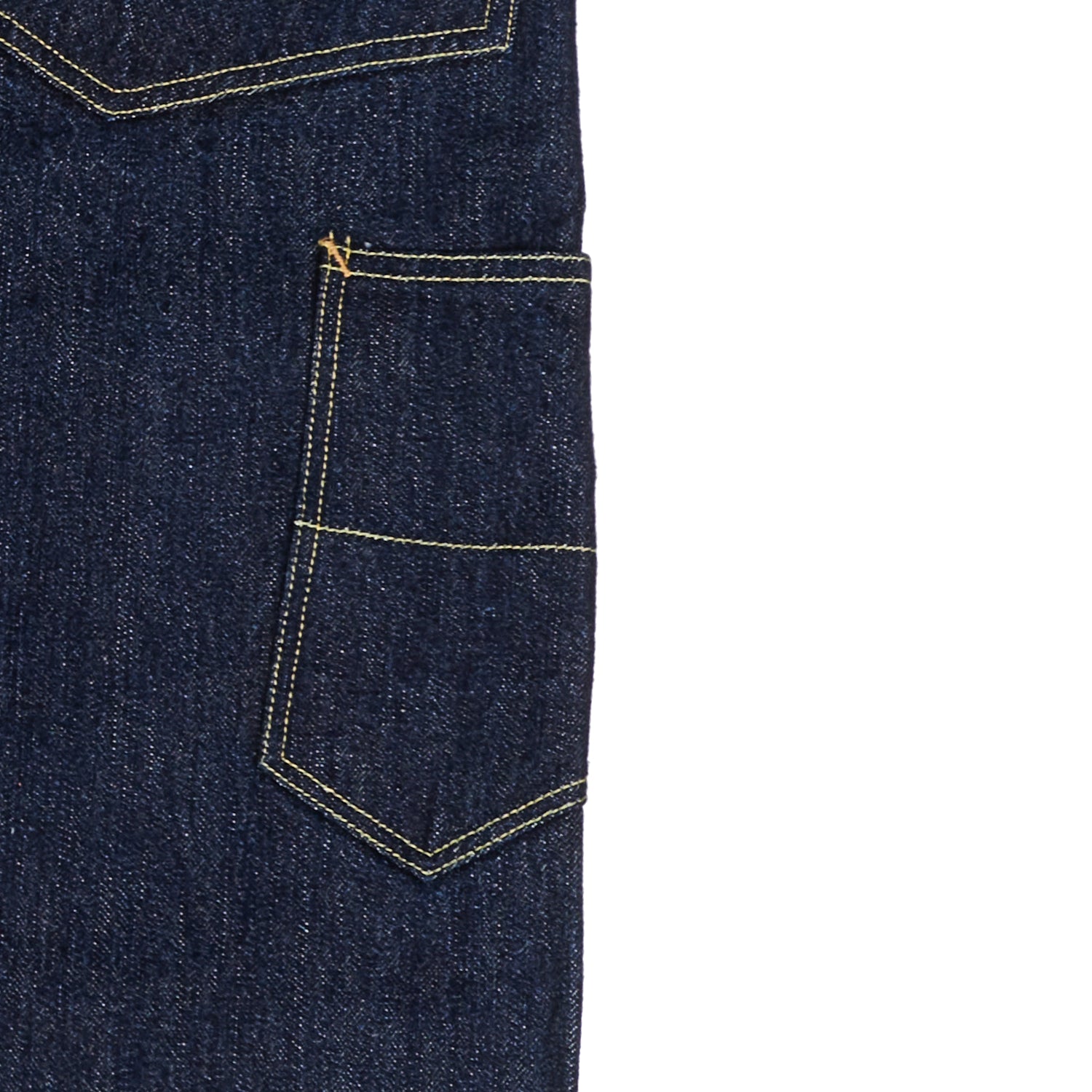 Freewheelers & Co Union Special Overalls 'Bake Head' 14oz Denim Overall - Rinsed