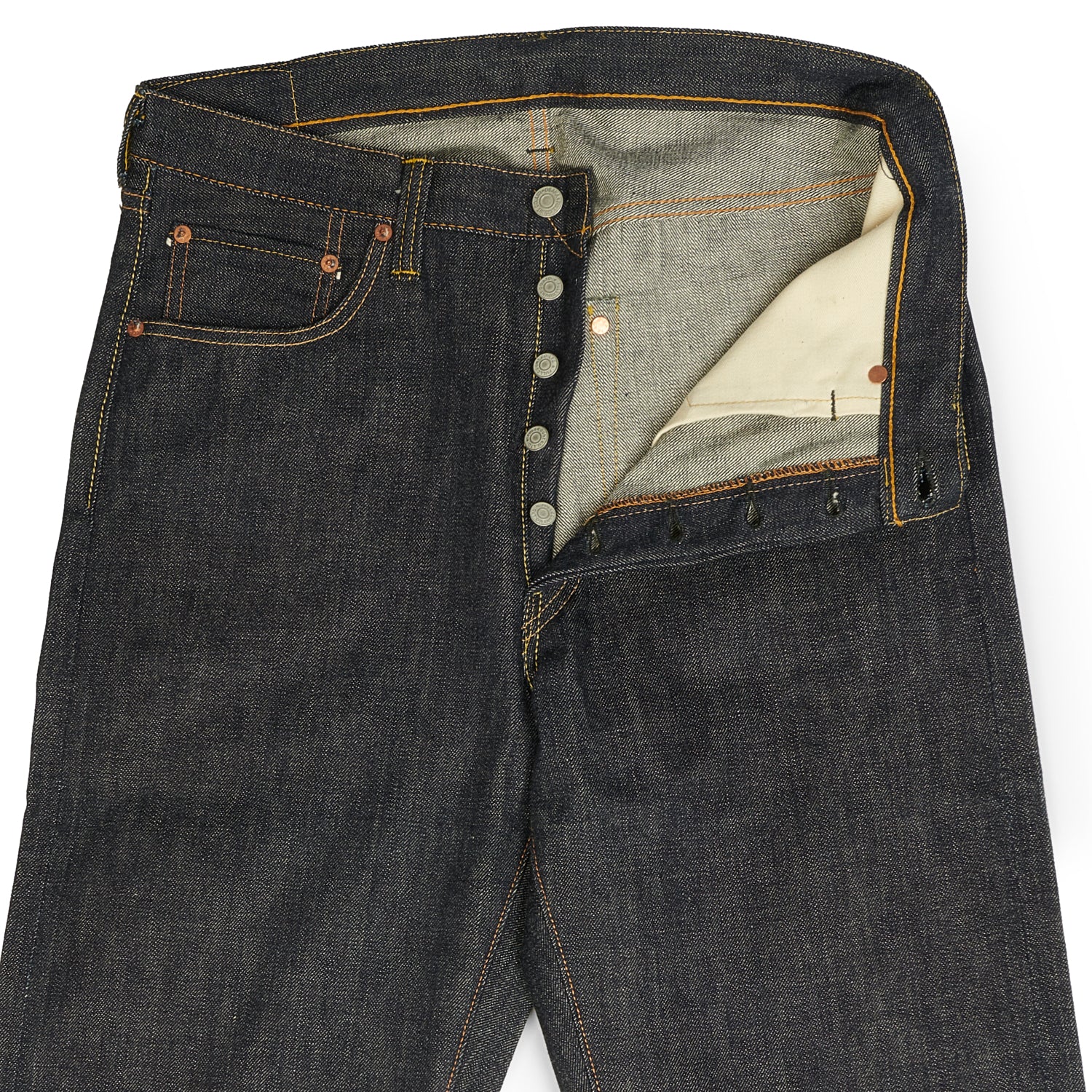 FULLCOUNT 1101 13.7oz Loose Straight Jean - Raw