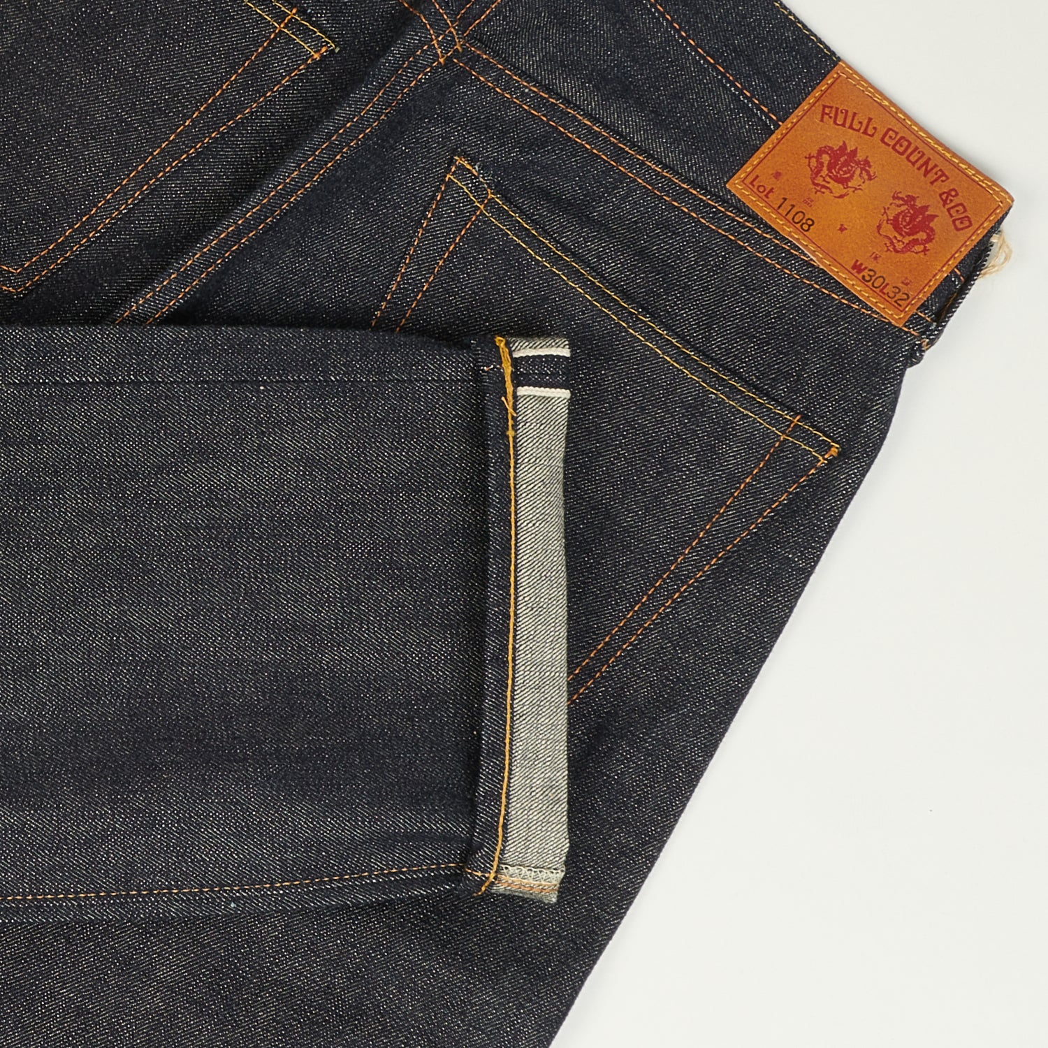 FULLCOUNT 1108 13.7oz Regular Straight Jean - Raw
