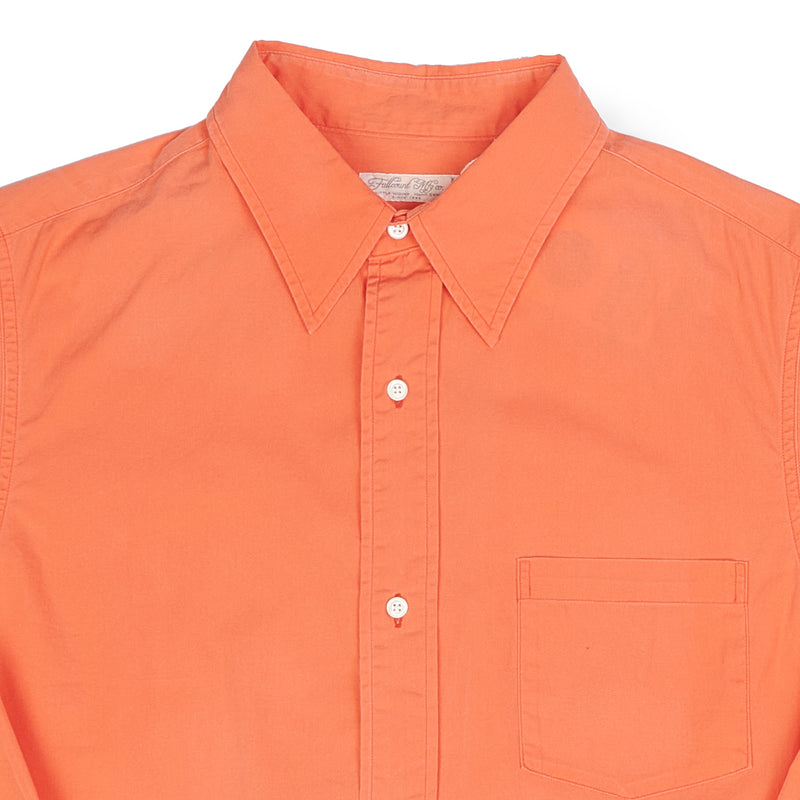 Full Count 4993 1930s Cotton Dress Shirt - Orange