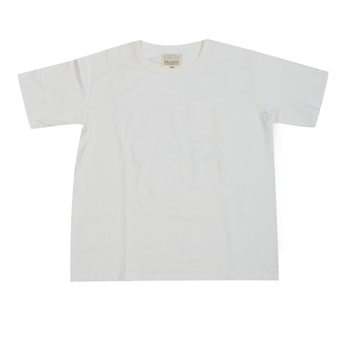 FULLCOUNT 5805P Pocket Tee - White