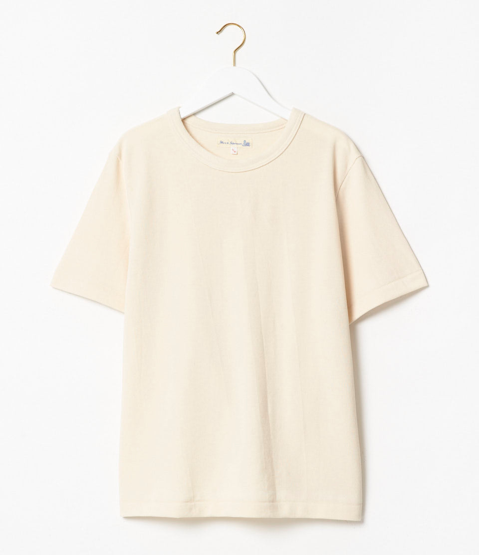 Merz b. Schwanen 214PK Relaxed Pique T-Shirt - Nature