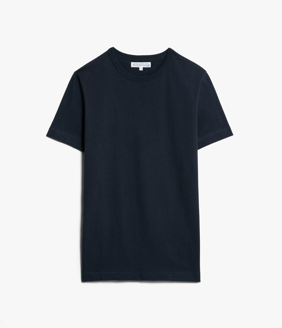 Merz b. Schwanen 1950s Classic Lightweight T-Shirt - Night Blue