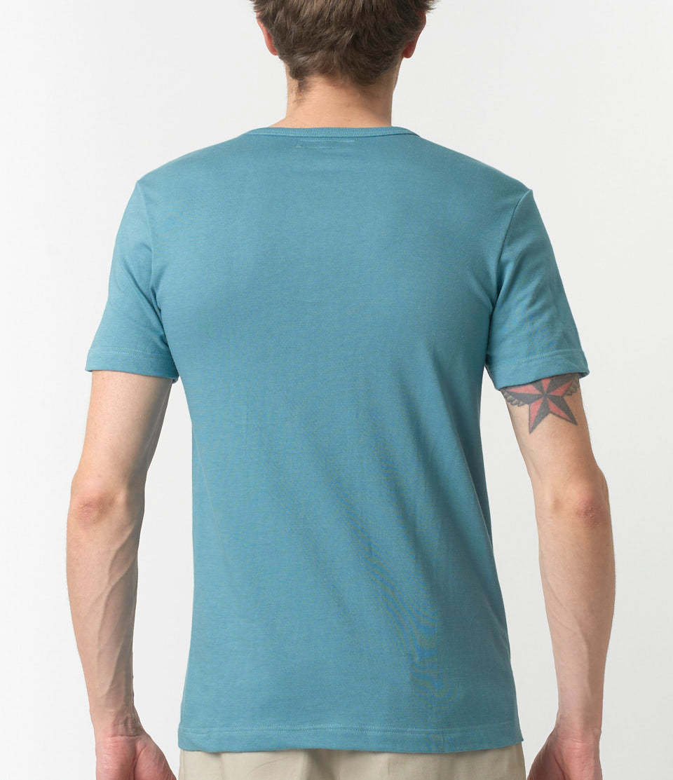 Merz b. Schwanen 1950s Classic Lightweight T-Shirt - Aqua