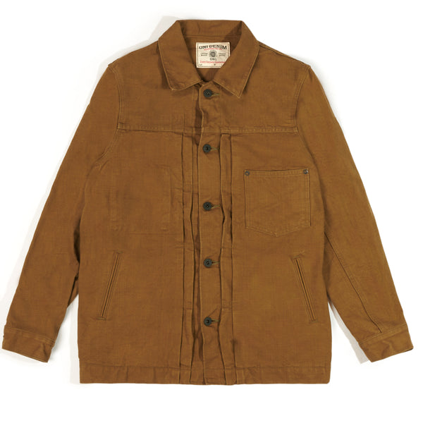 ONI 03128-HOX Sulfur Heavy Oxford Coverall Jacket - Brown Khaki